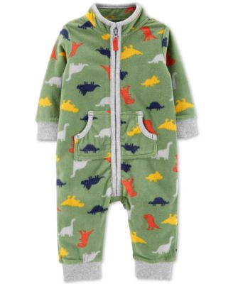 fleece romper baby boy