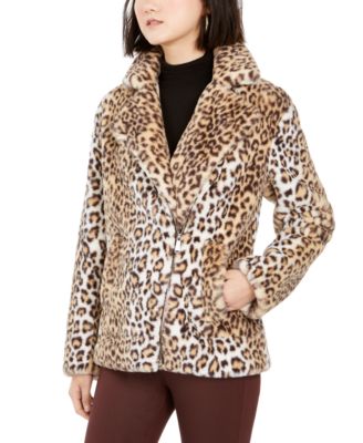 macys leopard coat