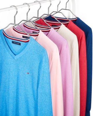 tommy hilfiger v neck jumper mens