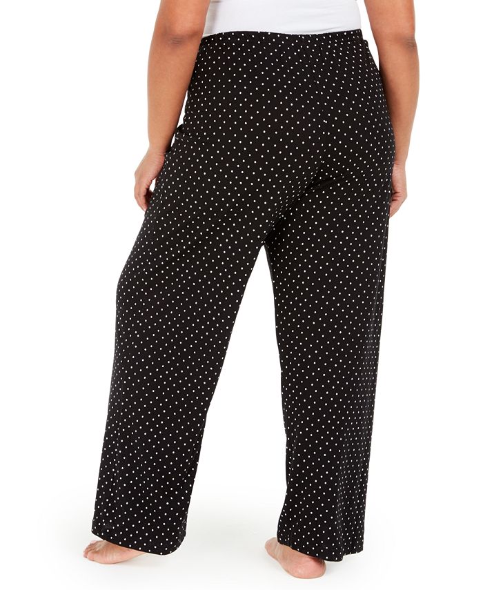 Hue Plus Size Dot-Print Pajama Pants & Reviews - All Pajamas, Robes ...