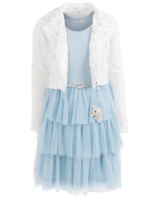 girls snowflake dress