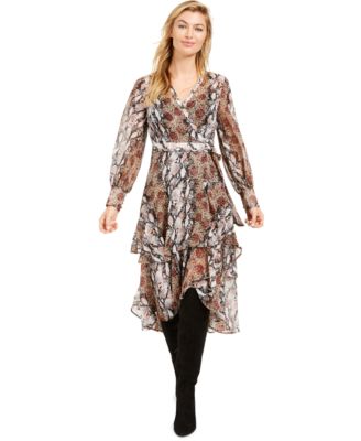 macy's animal print dresses