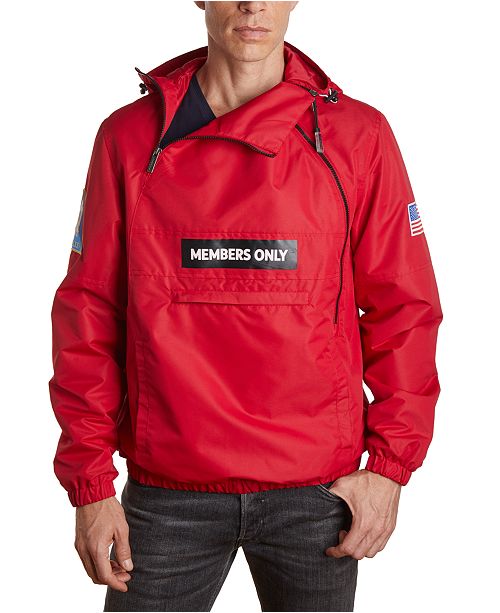 Members Only Member S Only Men S Nasa Popover Jacket With Sleeve Patches Reviews Coats Jackets Men Macy S