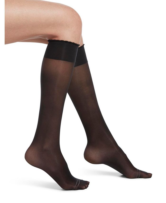 Hue Women's Graduated Compression Sheer Knee High Socks & Reviews ...