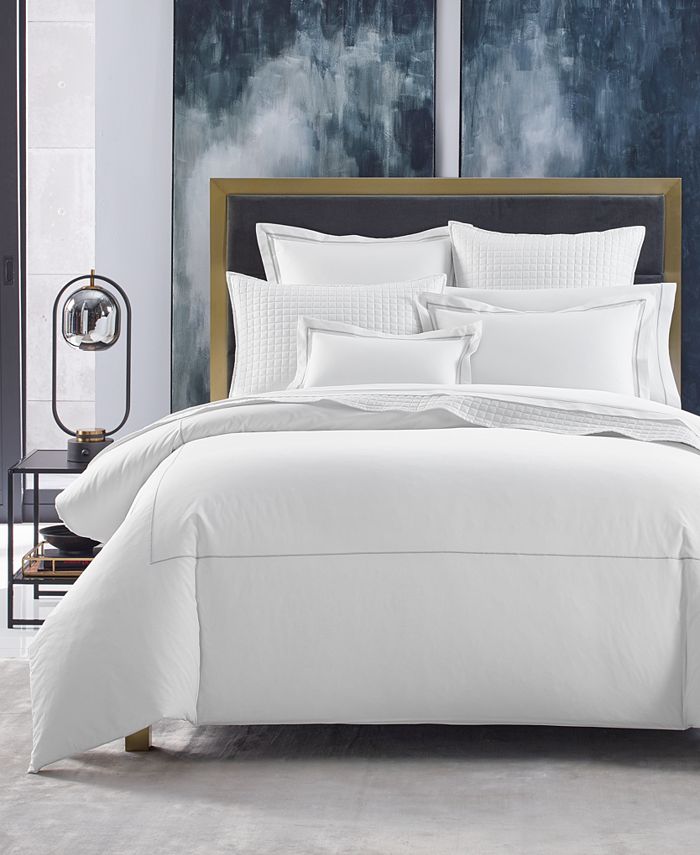 Hotel Collection Italian Percale Twin Duvet Cover, Created for Macy's & Reviews Duvet Covers