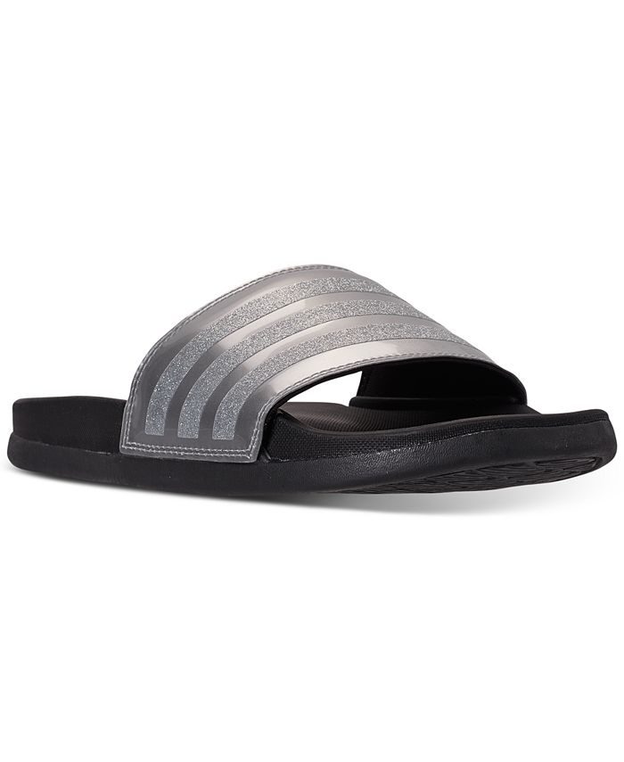 Adidas Women S Adilette Comfort Slide Sandals From Finish Line Reviews Finish Line Women S Shoes Shoes Macy S