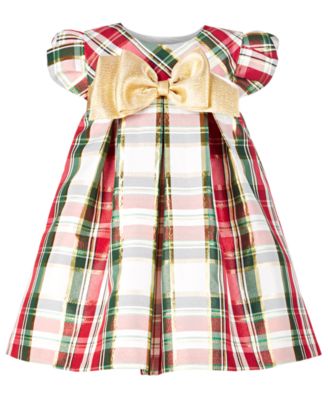 baby girl plaid outfit