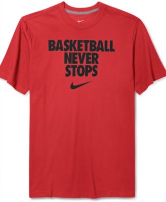 Nike T-Shirt, Short-Sleeve Mr. Clutch Slogan T-Shirt - T-Shirts - Men ...