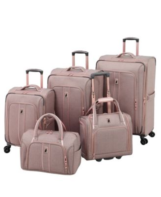 london fog pink luggage