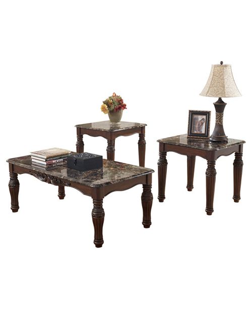 Signature Design By Ashley Ashley Furniture North Shore Table Set Of 3 Reviews Home Macy S