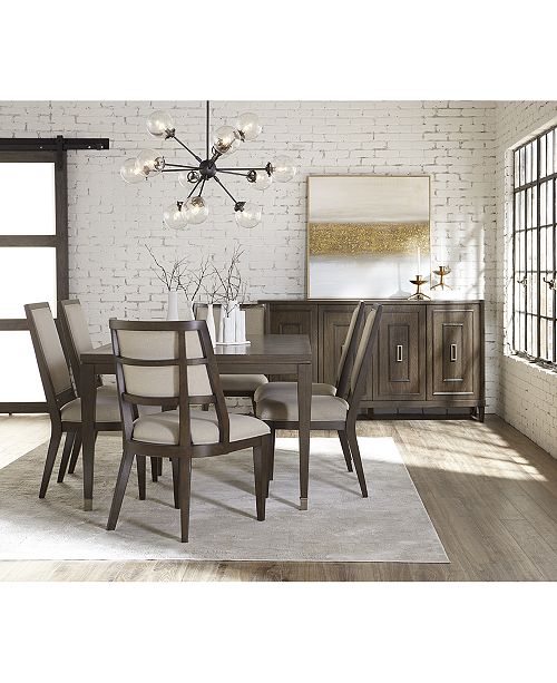 Furniture Monterey Dining Furniture 7 Pc Set Table 4 Side Chairs 2 Hostess Chairs Created For Macy S Reviews Furniture Macy S