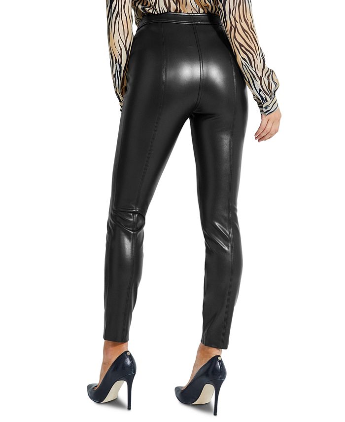 guess faux leather leggings