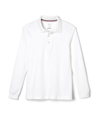 macy's white long sleeve shirt