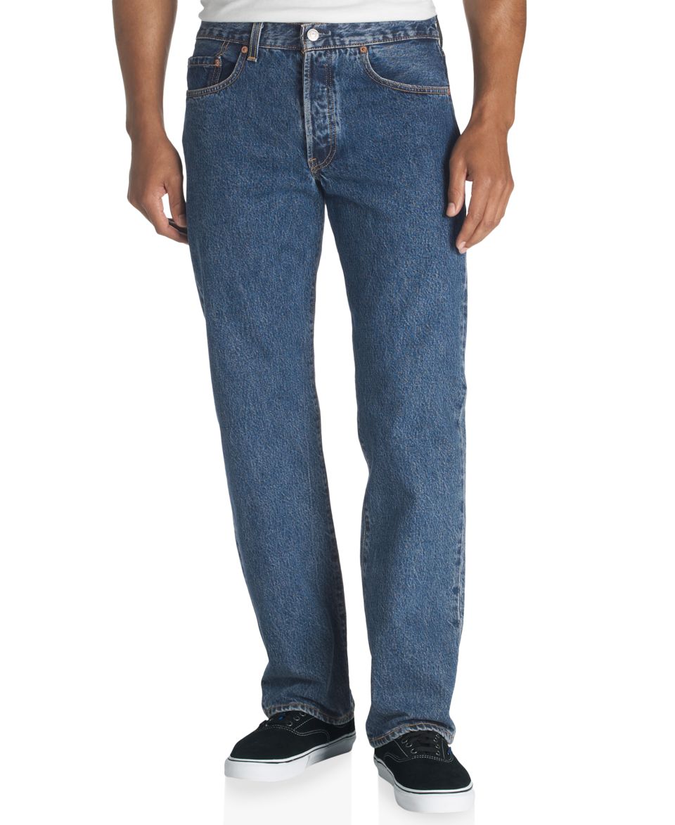Levis 501 Original Fit Medium Stonewash Jeans
