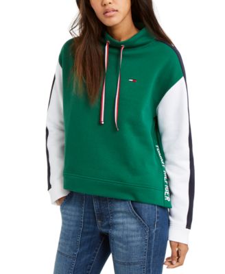 tommy hilfiger colorblock sweatshirt womens