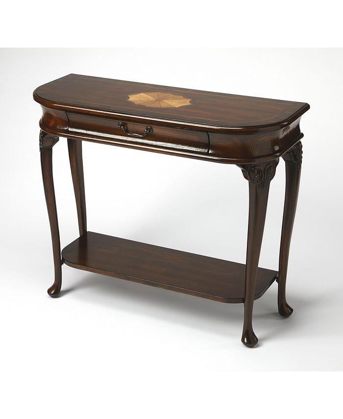 Butler Ridgeland Cherry Console Table & Reviews Furniture Macy's