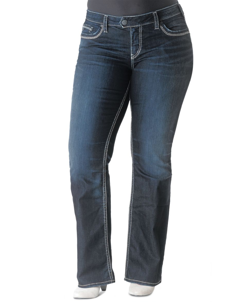 Silver Jeans Plus Size Jeans, Tuesday Bootcut, Indigo Wash   Jeans   Plus Sizes