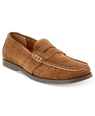 Polo Ralph Lauren Shoes, Blackley Suede Penny Loafers - Shoes - Men ...