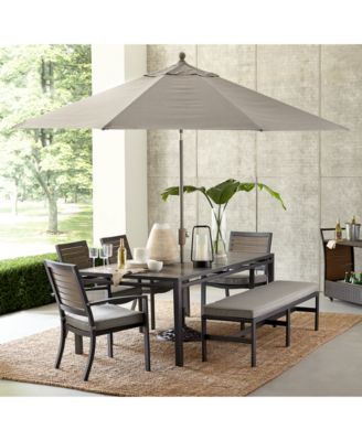 Furniture Marlough Ii Outdoor Dining Collection With Sunbrella Cushions Created For Macy S Reviews Furniture Macy S