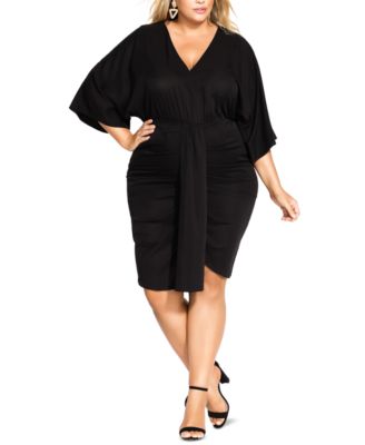 plus size batwing dress