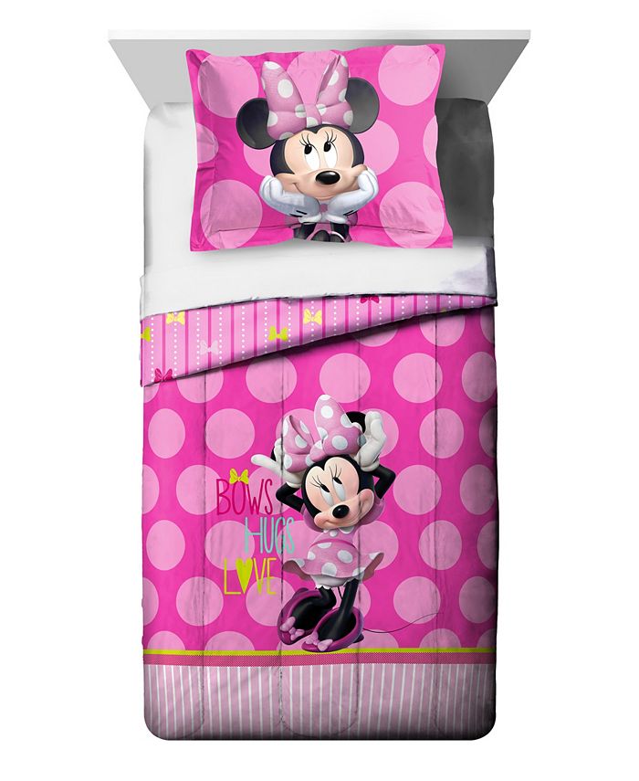 Disney Minnie Mouse 2 Piece Twin Comforter Set Reviews Bed In A Bag Bed Bath Macy S