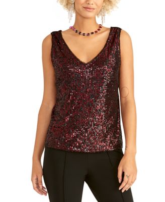 rachel roy sequin top