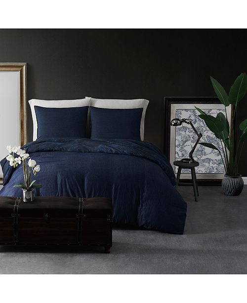 Sean John Closeout Denim King Comforter Set Reviews Comforters Fashion Bed Bath Macy S