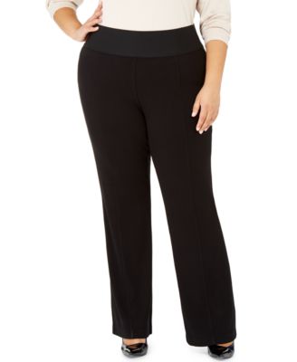 macy's alfani plus size pants