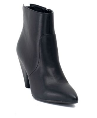 cone heel bootie