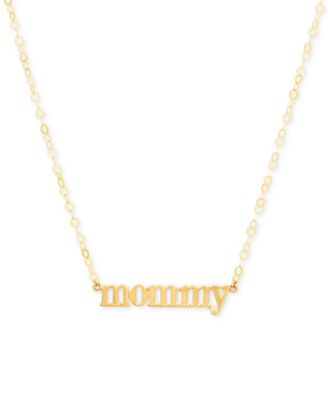 mom necklace macys