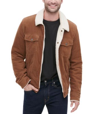 corduroy jacket with sherpa collar