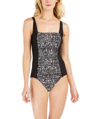 macy's calvin klein one piece bathing suit