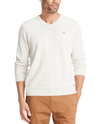 tommy hilfiger v neck jumper mens