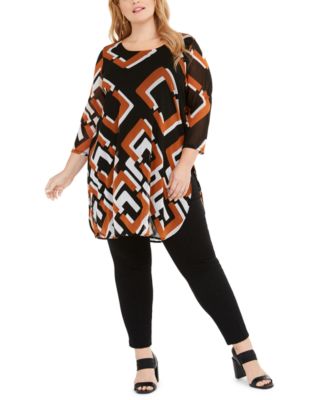 macys alfani plus size tops