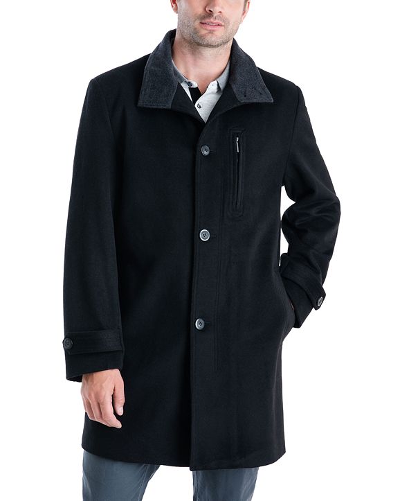 London Fog Men's Clark Classic-Fit Overcoat & Reviews - Coats & Jackets ...