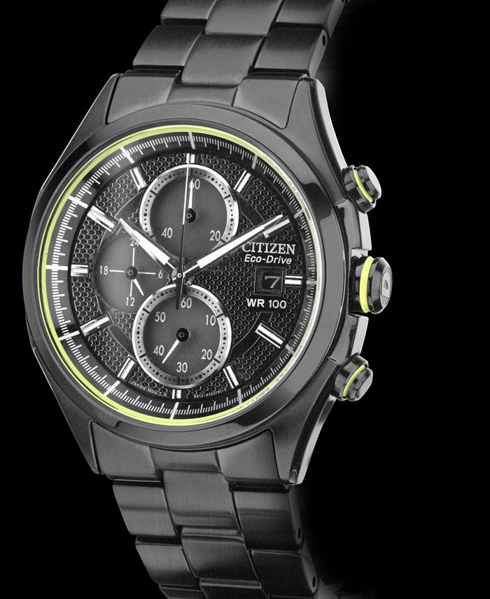 citizen watch men's silver and gold