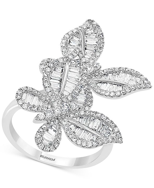 EFFY Collection EFFY® Diamond Butterfly Statement Ring (1-3/8 ct. t.w ...
