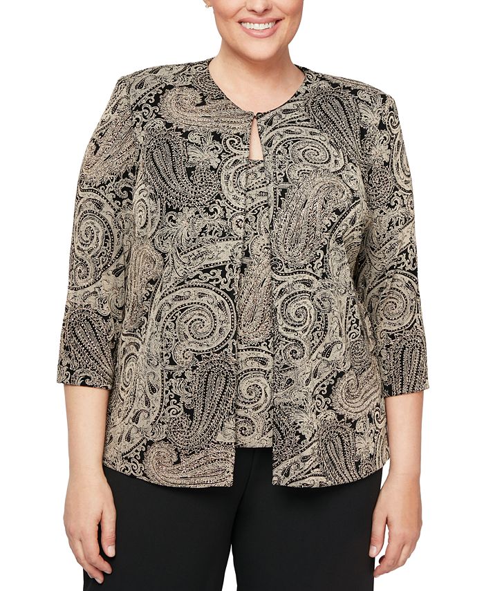 alex evenings tops and jackets