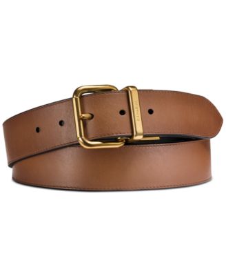 coach mens leather belt