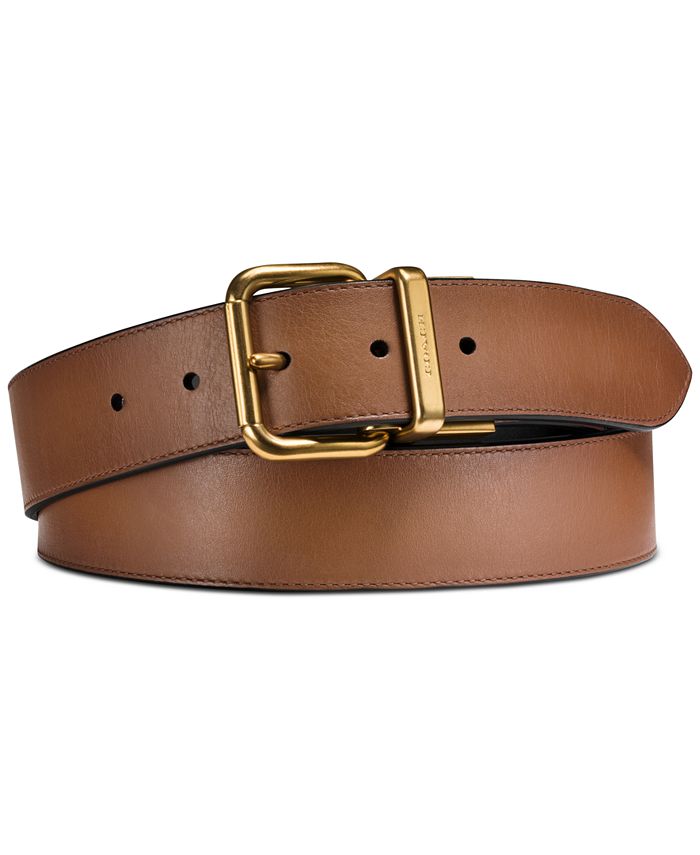 COACH Men's Reversible Leather Belt & Reviews All Accessories Men