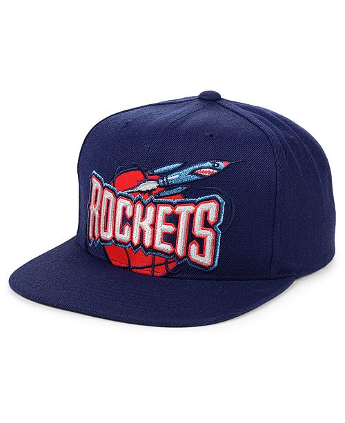 Mitchell Ness Houston Rockets Hardwood Classic Cropped Snapback Cap Reviews Sports Fan Shop By Lids Men Macy S