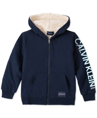 navy blue calvin klein hoodie