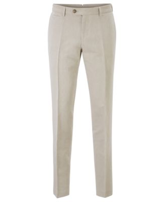 mens slim fit cropped trousers
