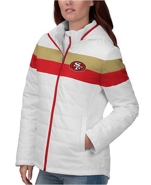 G Iii Sports Women S San Francisco 49ers Tie Breaker Polyfill Jacket Reviews Sports Fan Shop By Lids Men Macy S