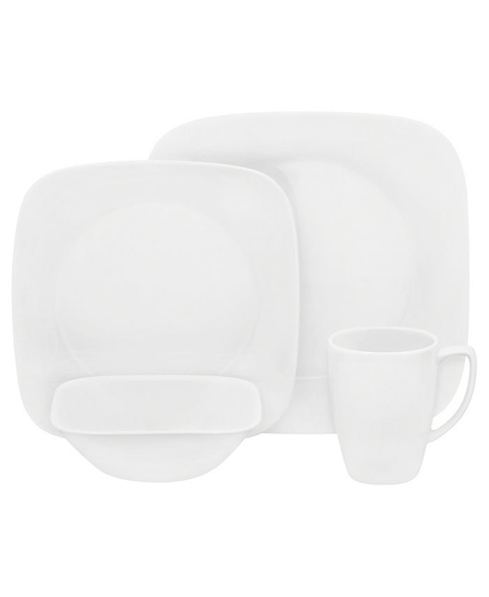 corelle boutique square vivid white