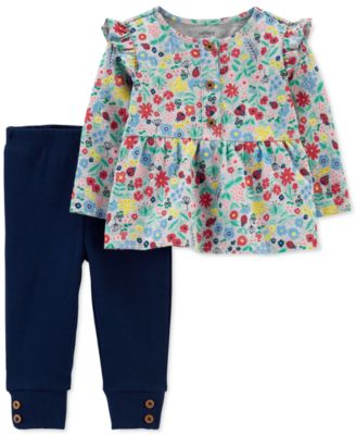 baby girl floral leggings