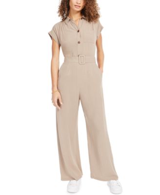 linen petite jumpsuit