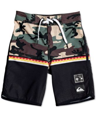 boys camo swim shorts