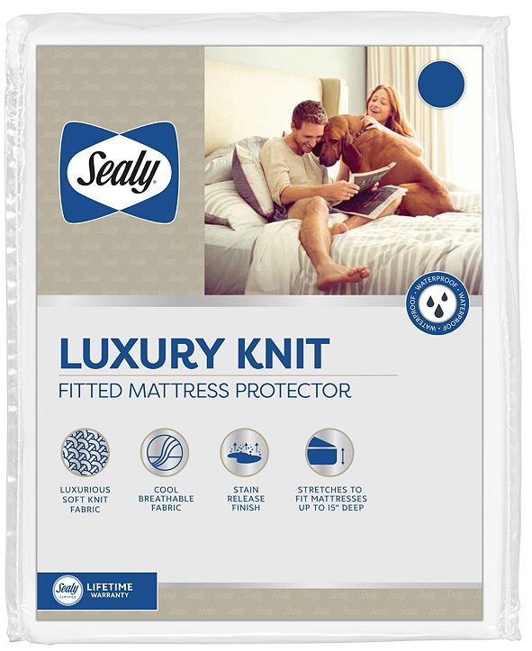 Sealy Luxury Knit Fitted Mattress Protectors & Reviews ...