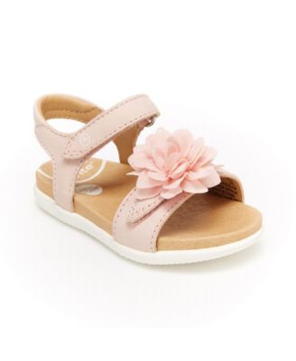 tan baby girl sandals